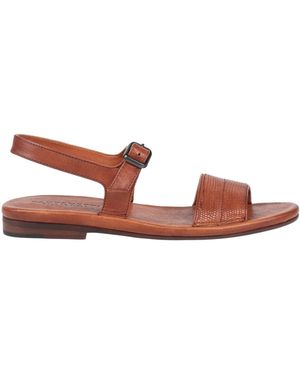 Pantanetti Tan Sandals Leather - Brown