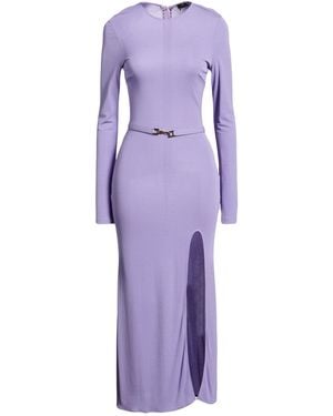 Elisabetta Franchi Lilac Maxi Dress Viscose - Purple