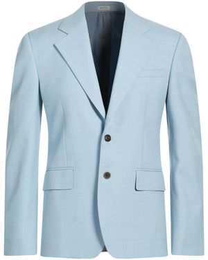 McQueen Blazer Wool, Mohair Wool - Blue