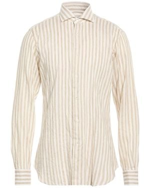 Barba Napoli Culto Shirt Linen, Lyocell - White