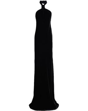 Ann Demeulemeester Maxi-Kleid - Schwarz