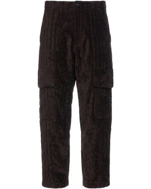 Yohji Yamamoto Trousers Linen, Cotton - Black