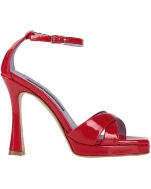 Albano Sandals Textile Fibres - Red