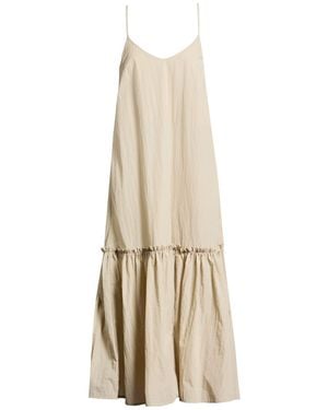 Alpha Studio Maxi Dress Polyamide - Natural