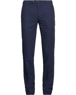 Brian Dales Pants Wool, Linen - Blue
