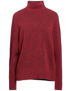 Momoní Brick Turtleneck Merino Wool, Polyamide, Elastane - Red