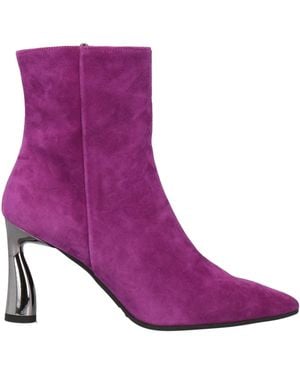 Evaluna Ankle Boots Leather - Purple