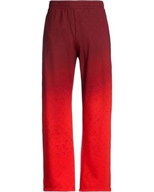 Marine Serre Trousers Re-Used Cotton, Recycled Cotton, Organic Cotton - Red