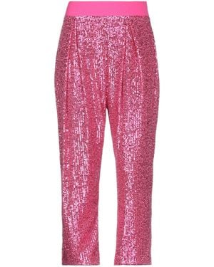 Silvian Heach Fuchsia Trousers Polyester - Red