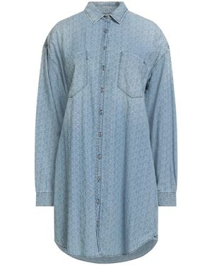 Jacob Cohen Light Mini Dress Cotton - Blue