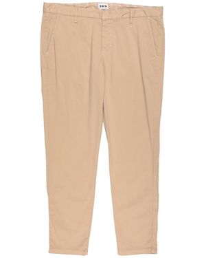 Berna Camel Pants Cotton, Elastane - Natural