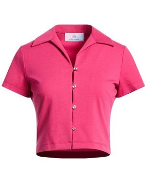 Chiara Ferragni Fuchsia Shirt Cotton, Polyamide, Elastane - Pink