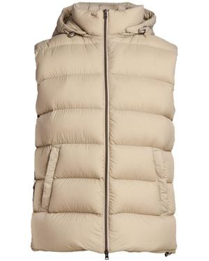 Herno Vest Polyamide, Polyurethane - Natural