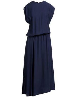 Alysi Chocolat Maxi Dress Modal, Polyester - Blue