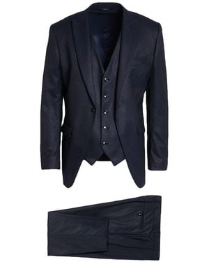 Tombolini Suit Virgin Wool, Polyester, Polyamide - Blue