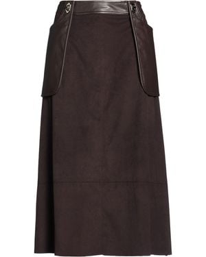 Low Classic Midi Skirt - Brown