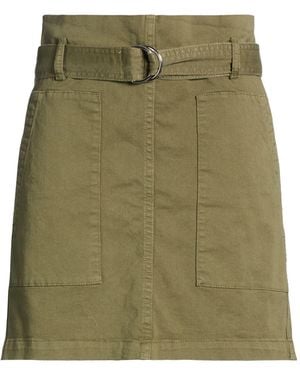 Anine Bing Military Denim Skirt Cotton, Elastane - Green