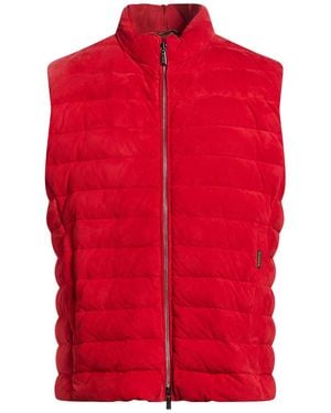 Moorer Vest Leather - Red