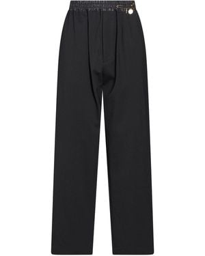 Aries Pants Polyester, Wool, Elastane - Black