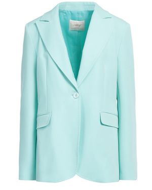 ANYKEY Blazer Polyester, Elastic Fibers - Blue
