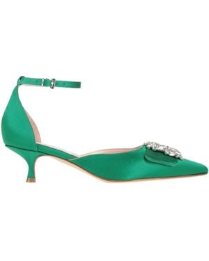 Anna F. Court Shoes - Green