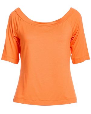 Clips Tricot T-Shirt Viscose, Elastane - Orange