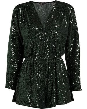 Maje Playsuit - Black