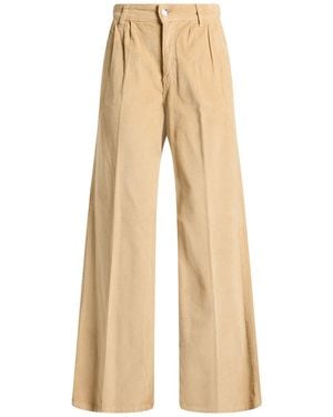 Fracomina Pants Cotton, Elastane - Natural