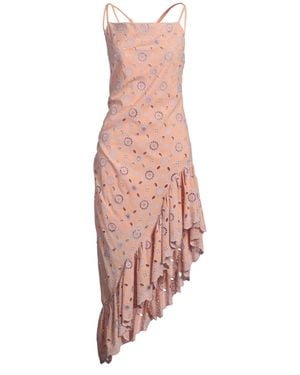 Isabelle Blanche Midi-Kleid - Pink
