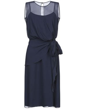 Max Mara Vestido Midi - Azul