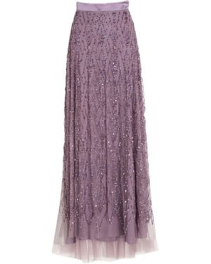 Elisabetta Franchi Maxi Skirt Polyamide - Purple