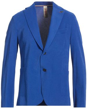 Bob Azure Blazer Polyester, Elastane - Blue