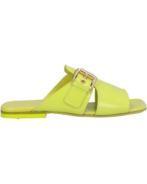 BY FAR Sandals Leather - Yellow