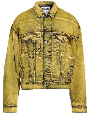 Moschino Jeansjacke/-Mantel - Gelb
