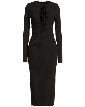 Philosophy Di Lorenzo Serafini Midi Dresses - Black