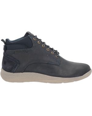 Wrangler Sneakers Soft Leather, Textile Fibers - Blue
