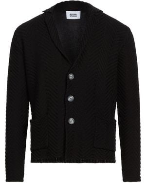 Alpha Studio Cardigan - Noir