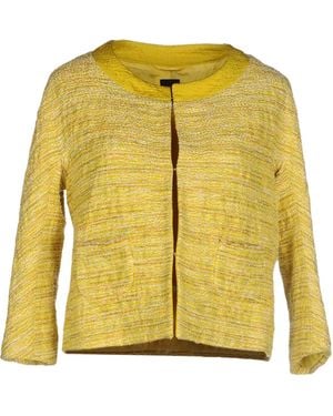 SEVENTY VENEZIA Blazer Polyester, Cotton, Acrylic, Viscose, Polyamide - Yellow