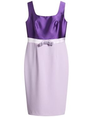 NEFERTARI Midi Dress Polyester, Elastane - Purple