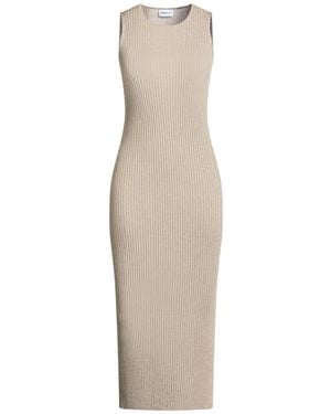 Marella Midi Dress Viscose, Metallic Fibre, Polyamide - Natural