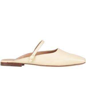 Mansur Gavriel Ivory Mules & Clogs Leather - White