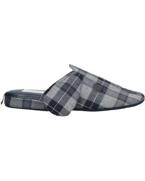 Thom Browne House Slipper Textile Fibers - Gray