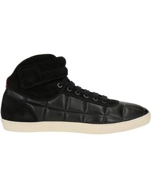 Moncler Sneakers Leather - Black