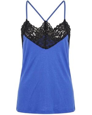 Liu Jo Bright Top Viscose, Elastane - Blue