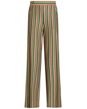 Momoní Pants Viscose, Metallic Fiber, Polyamide, Elastane - Green