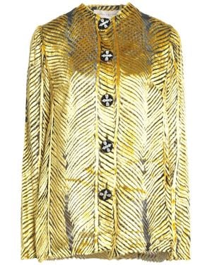 Sandra Mansour Shirt Viscose, Silk - Metallic