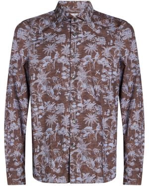 Sonrisa Slate Shirt Cotton - Blue