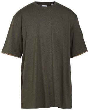 Burberry Dark T-Shirt Cotton - Green