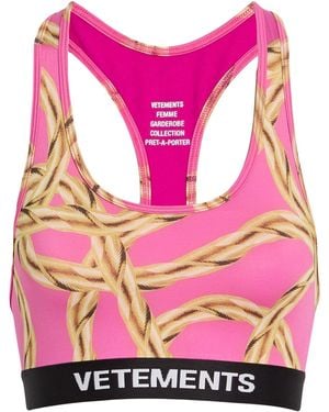 Vetements Top Polyamide, Elastane - Pink