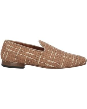 Giovanni Conti Loafers Leather, Textile Fibres - Brown